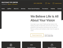 Tablet Screenshot of gulfcoasteyecenter.com